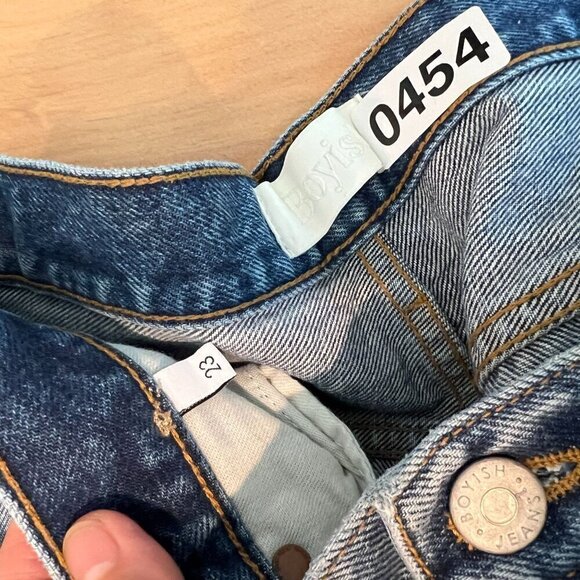 Boyish Womens Jeans THE EARNEST Distressed Frayed Bottom Sz 23 in BELL TOLLS - Picture 9 of 12